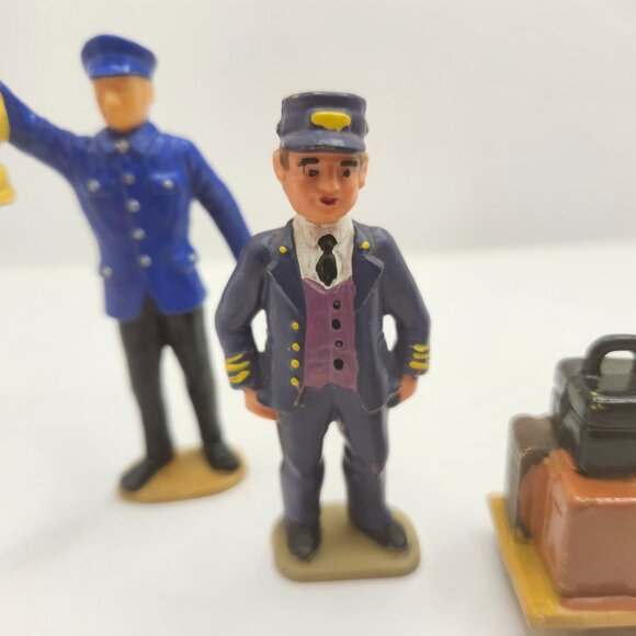 5 Piece Vintage LGB German Railroad Workers Characters - Picture 4 of 8